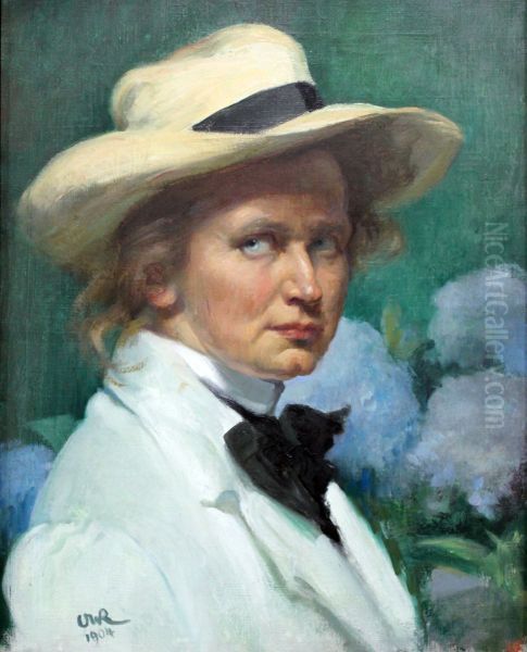 Self-Portrait with a Hat - view 1