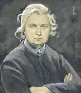Self-Portrait with Folded Arms