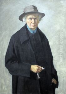 Self-portrait with keys