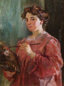 Self-portrait by Lluisa Vidal