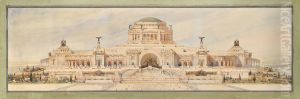 Front Elevation for a Monument to the Unknown Soldier