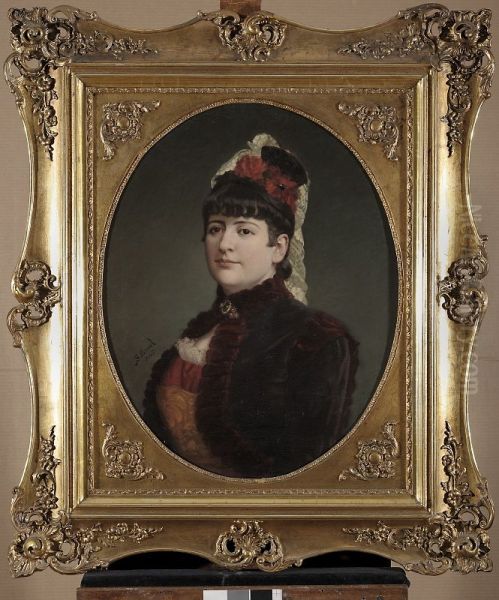 Portrait of a lady in a hat - view 1