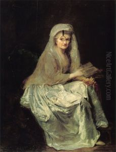 Self-portrait with Monocle by Anna Dorothea Therbusch