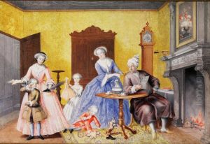 La Famille imperiale d'Autriche fetant la Saint-Nicolas