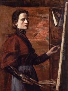Self-portrait by Elizabeth Nourse