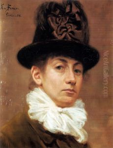Eva Bonnier, Sjalvportratt by Eva Bonnier