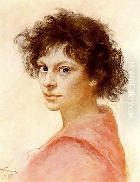Maria Slavona, Self-portrait. - view 1