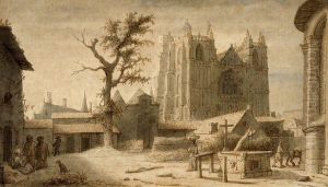 The Cathedral and the Apse of the Collegiate Notre-Dame