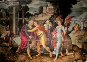 Story of Tobit by Master Of The Prodigal Son