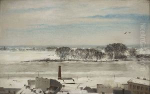 View from the conservatory windows by Anna Bilinska-Bohdanowicz