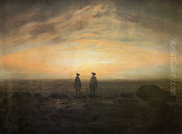 Two Men by the Sea - view 1