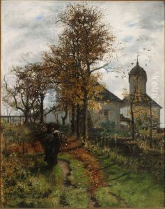 Opuszczona plebania by Albert Chmielowski