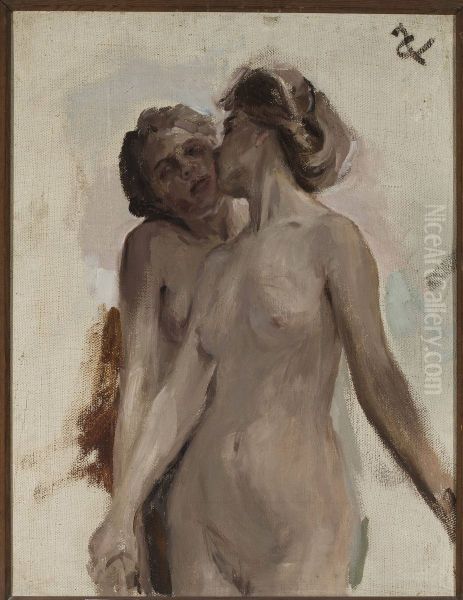 Study for the painting "Symbolic dance" - view 1