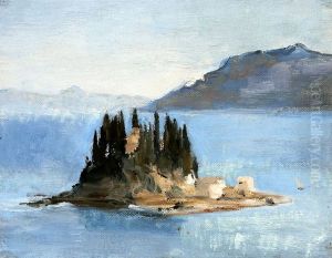 Corfu - Pontikonisi. From the journey to Greece by Jan Ciaglinski