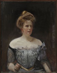 Portrait of baroness Stackelberg by Jan Ciaglinski