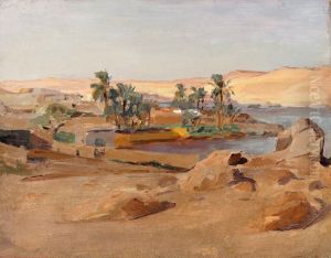 The River Nile near Aswan. From the journey to Egypt