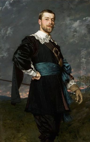 Portrait of Stanislaw Czachorski (1853-1904), artist's brother - view 1