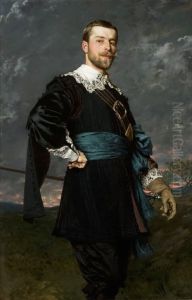 Portrait of Stanislaw Czachorski (1853-1904), artist's brother by Wladyslaw Czachorski