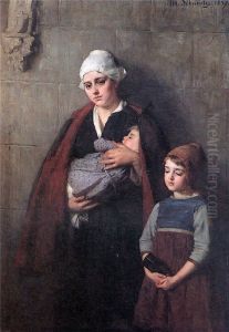 Orphans by Therese Schwartze