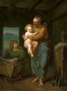 St. Joseph with Jesus and St. Anne
