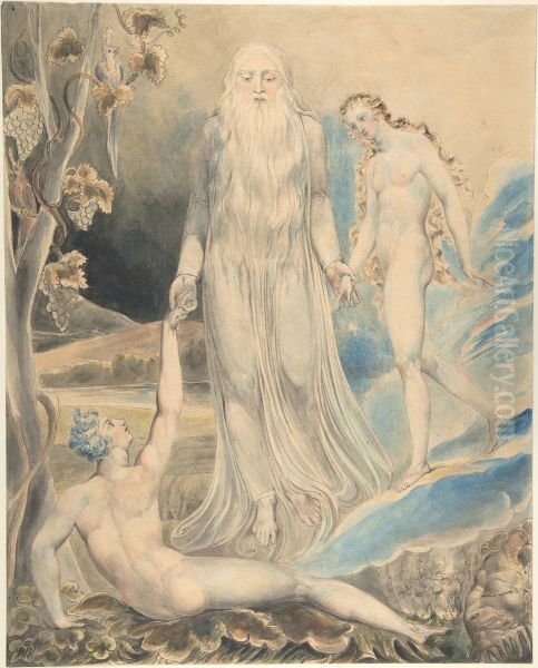 "And She Shall be Called Woman) (recto); Sketch for the same (verso) - view 1