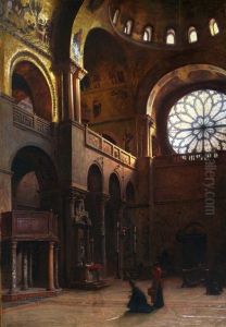 Innenansicht des Markusdoms in Venedig
