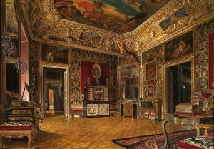 Queen's Bedroom in the Wilanow Palace. by Aleksander Gryglewski