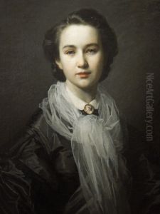 Portrait of Jadwiga Dembowska (ca. 1830-?), chatelaine