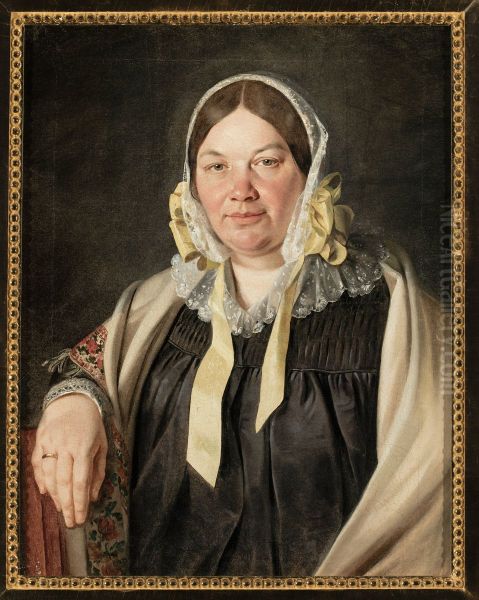 Portrait of Aleksandra Bebnowska nee Cybulska, painter's mother-in-law - view 1