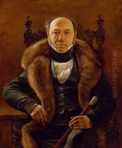 Portrait of Mikolaj Malinowski. by Ivan Khrutsky
