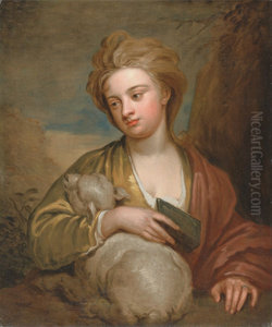 Portrait of a Woman as St. Agnes, Traditionally Identified as Catherine Voss Portrait of a Woman as St. Agnes, Traditionally Identified as Catherine Voss