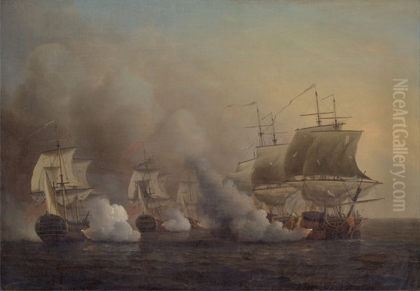 Action off the Cape of Good Hope - view 1