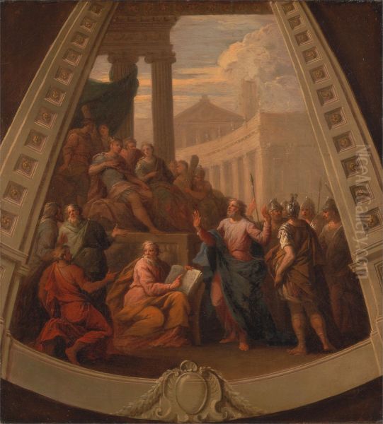 St. Paul before Agrippa - view 1
