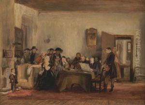 Sketch for 'The Reading of a Will'