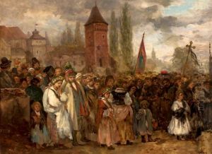 Funeral and wedding by Aleksander Kotsis