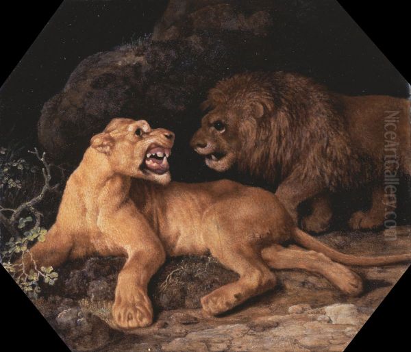 Lion and Lioness - view 1