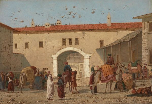 Caravanserai at Mylasa in Asia Minor - view 1