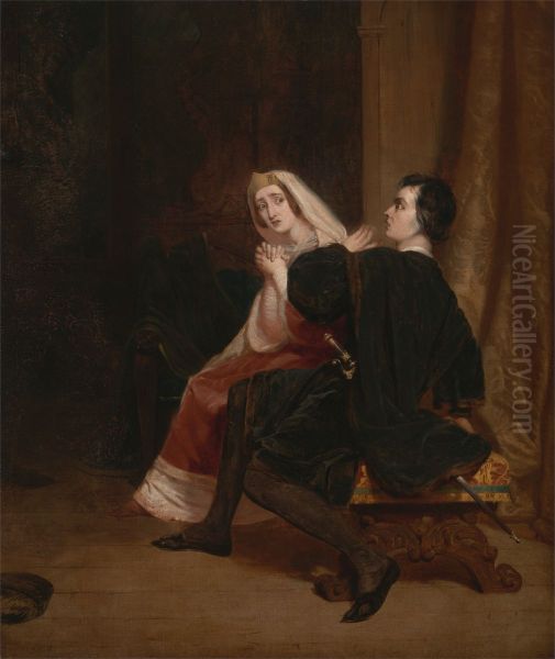 Hamlet and his Mother; The Closet Scene - view 1