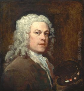 Self-portrait by William Hogarth