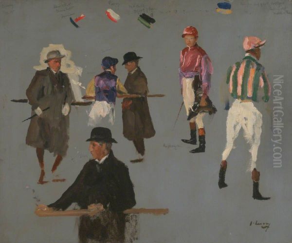 Jockeys and Owners at Epsom - view 1