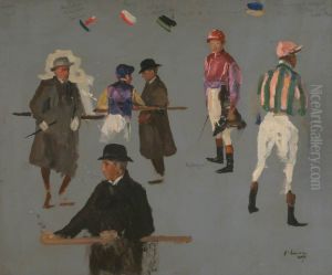 Jockeys and Owners at Epsom