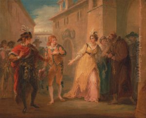 The revelation of Olivia's betrothal, from "Twelfth Night," Act V, Scene i