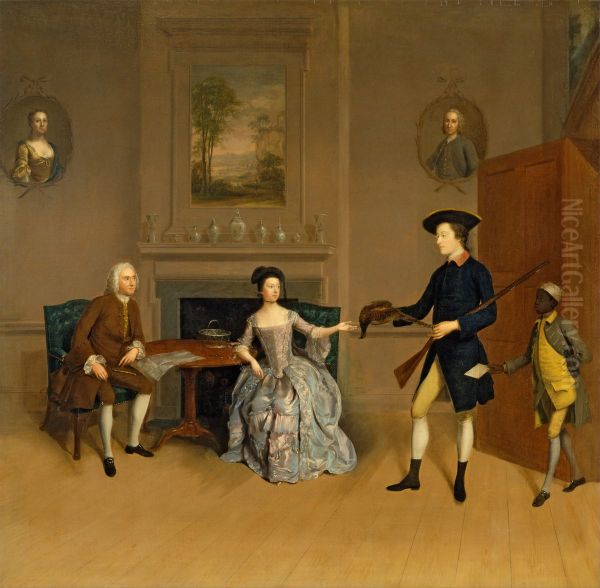 John Orde, His Wife Anne, and His Eldest Son William - view 1
