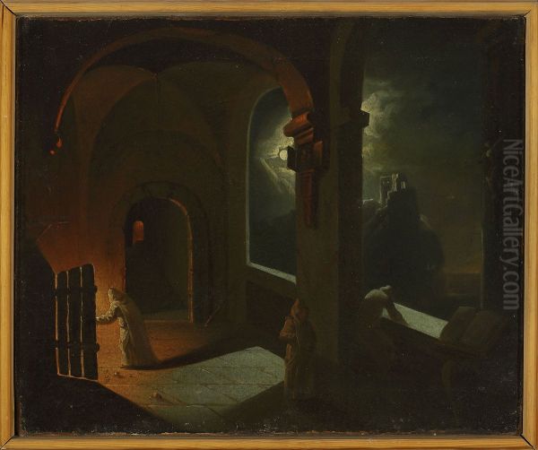 A scene in the Carthusian monastery. - view 1