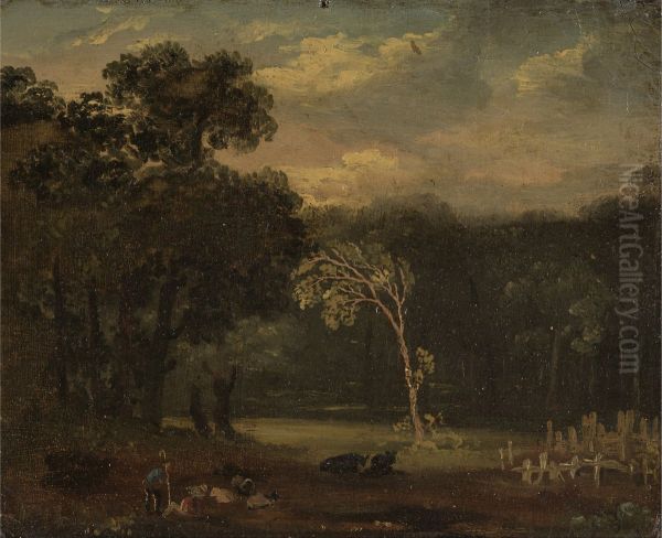 Sketch from Nature in Sion Park - view 1