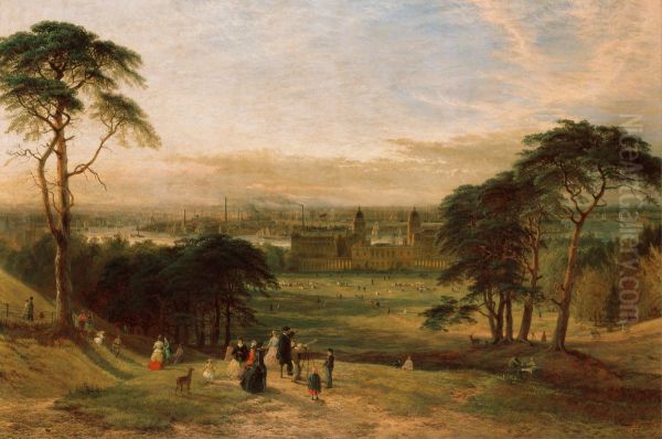 London from Greenwich Hill - view 1