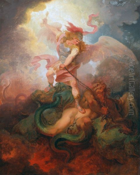 The Angel Binding Satan - view 1