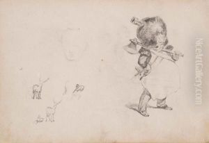 Ritratti, Scorci Architettonici, Paesaggi E Scene Di Genere by Guglielmo Castoldi