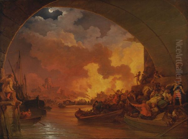 The Great Fire of London - view 1