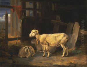 Heath Ewe and Lambs Heath Ewe and Lambs